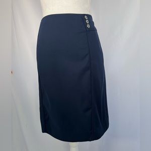 White House Black Market Navy skirt